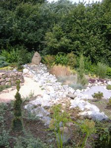 Wasserlauf aus Steinen Korte Garten- und Landschaftsbau