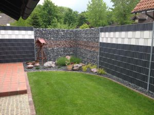 Zaunbau Steine Sichtschutz Korte Garten- und Landschaftsbau